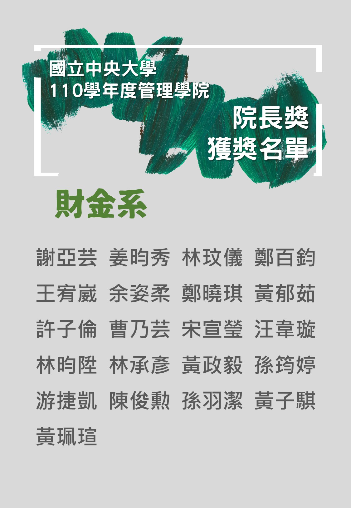 1111024 110學年度院長獎名單(直 財金)